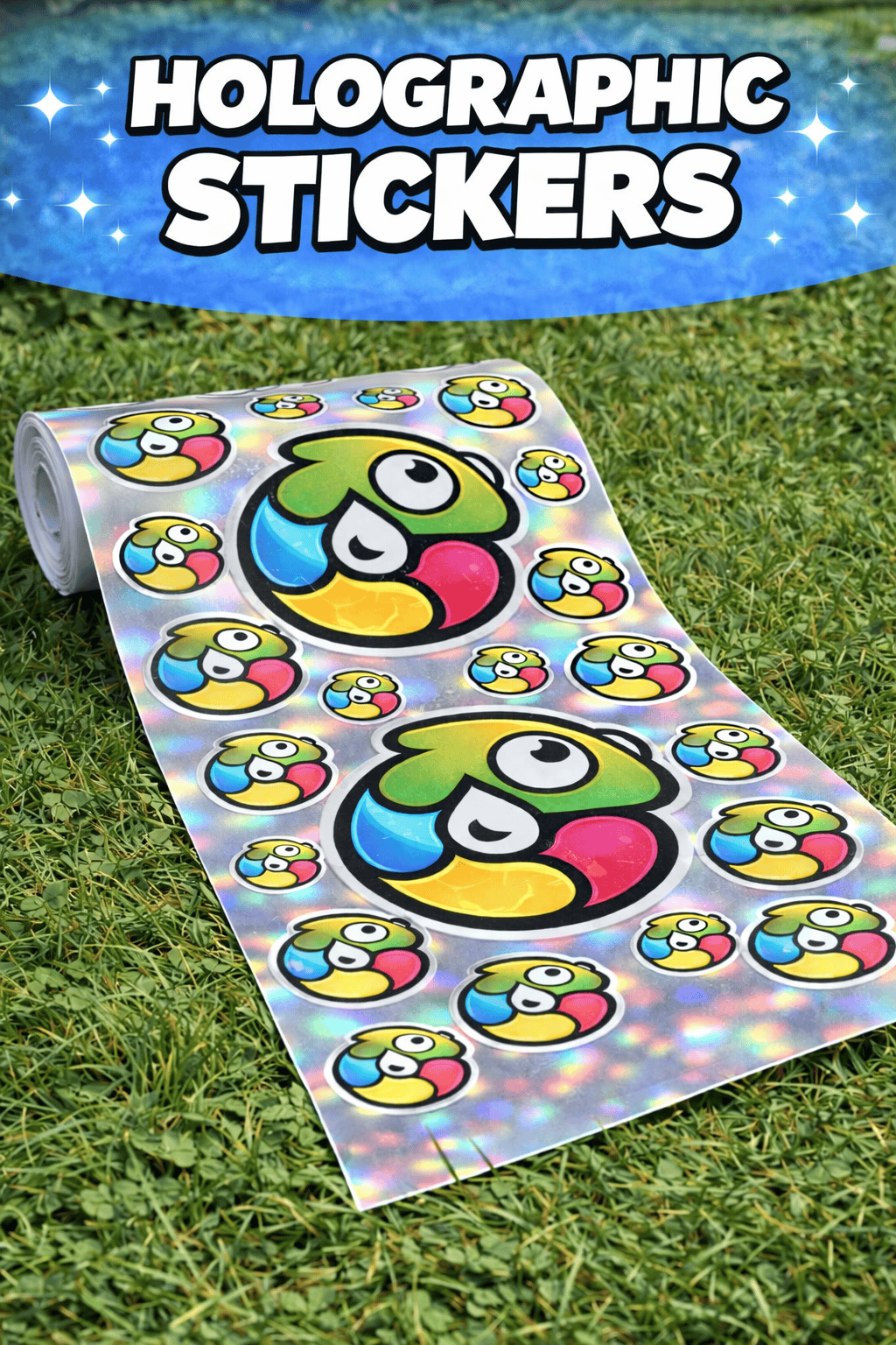 Holographic stickers