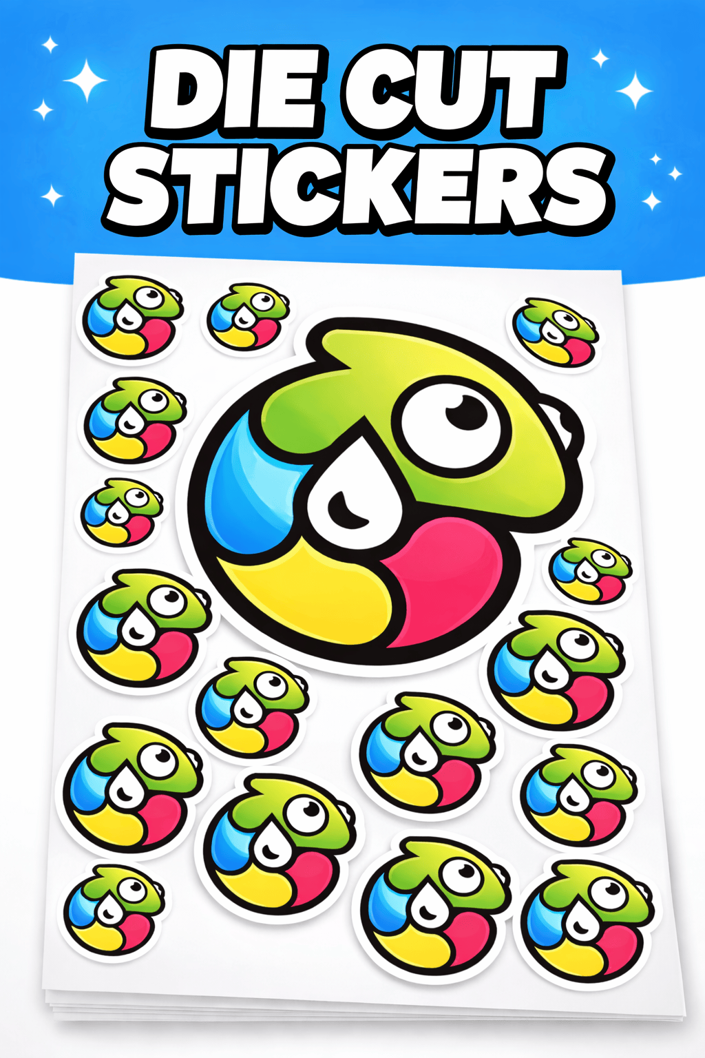 Die-cut stickers